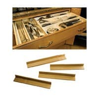 2-15/16" Drawer Insert Set, Clear Catalyzed