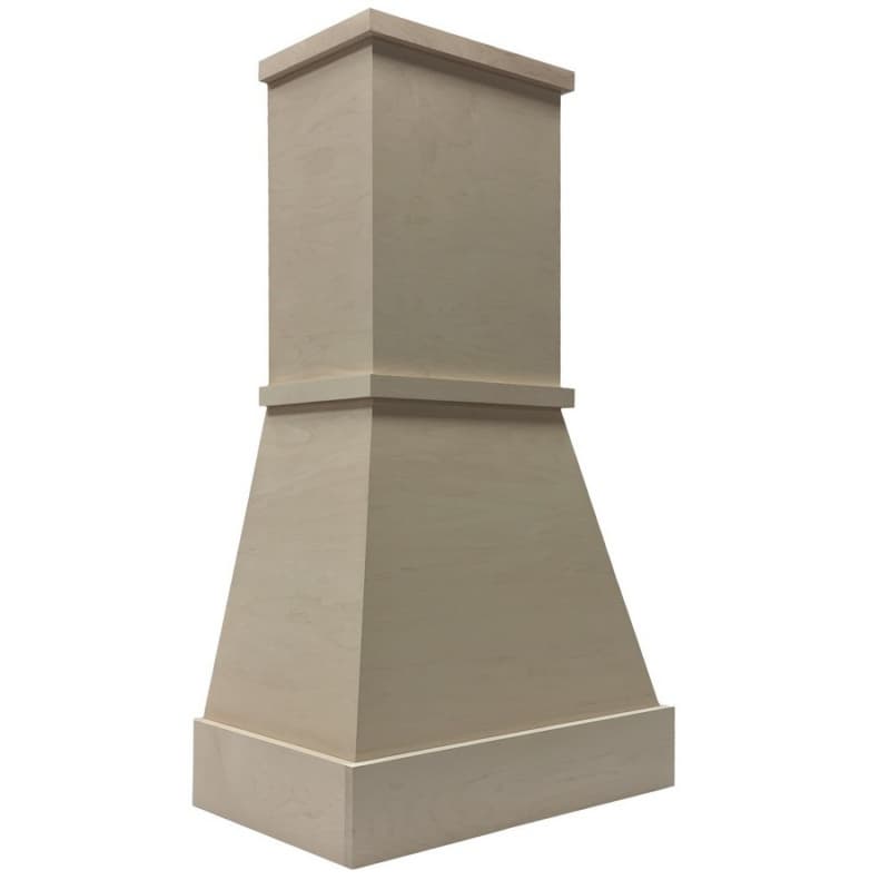 30" Modern Tapered Range Hood with Broan Liner, Paint Grade