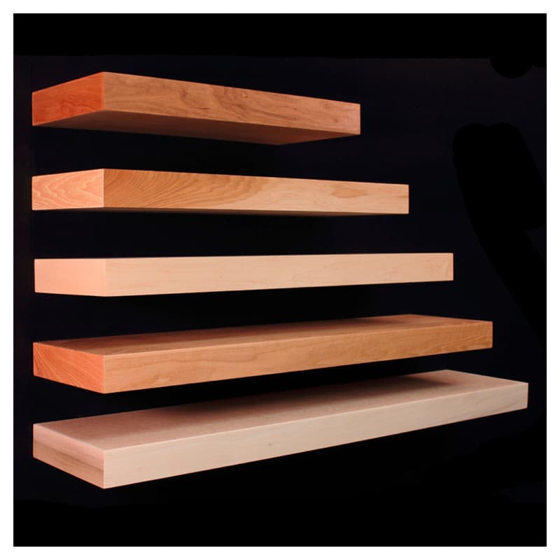 2-1/2" x 10" x 54" Floating Shelf, Alder Finish