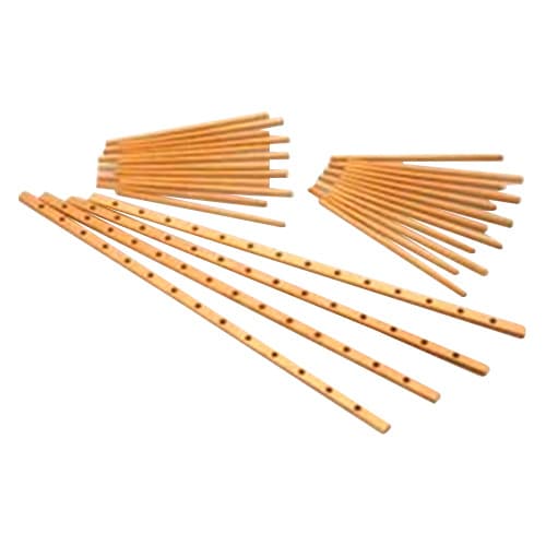 36" Pre-Assembled Plate Display Rack, Hickory