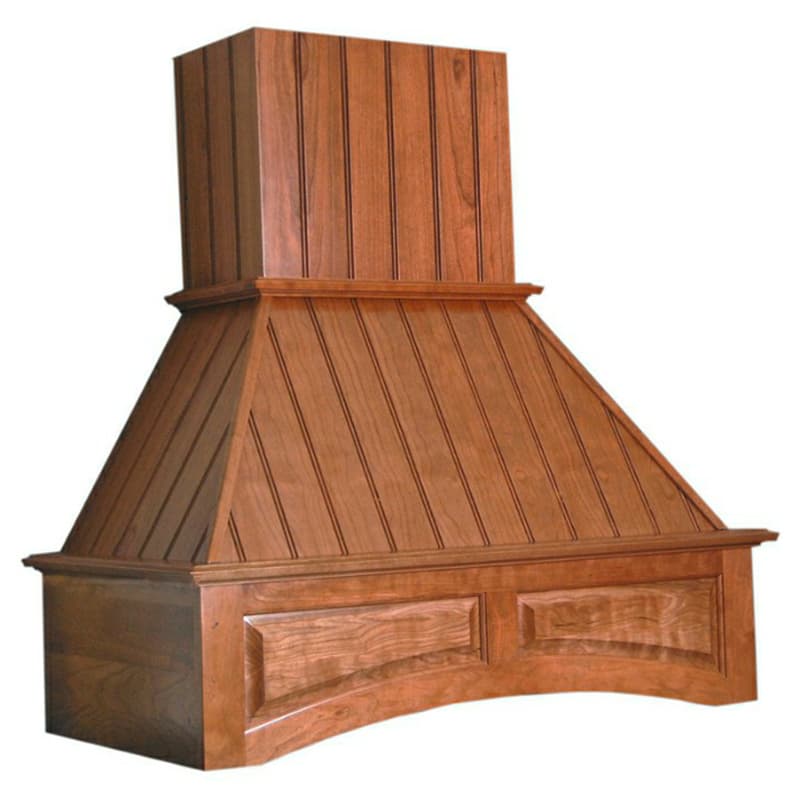42" Arched Range Hood with Broan Compactible Liner, Hickory