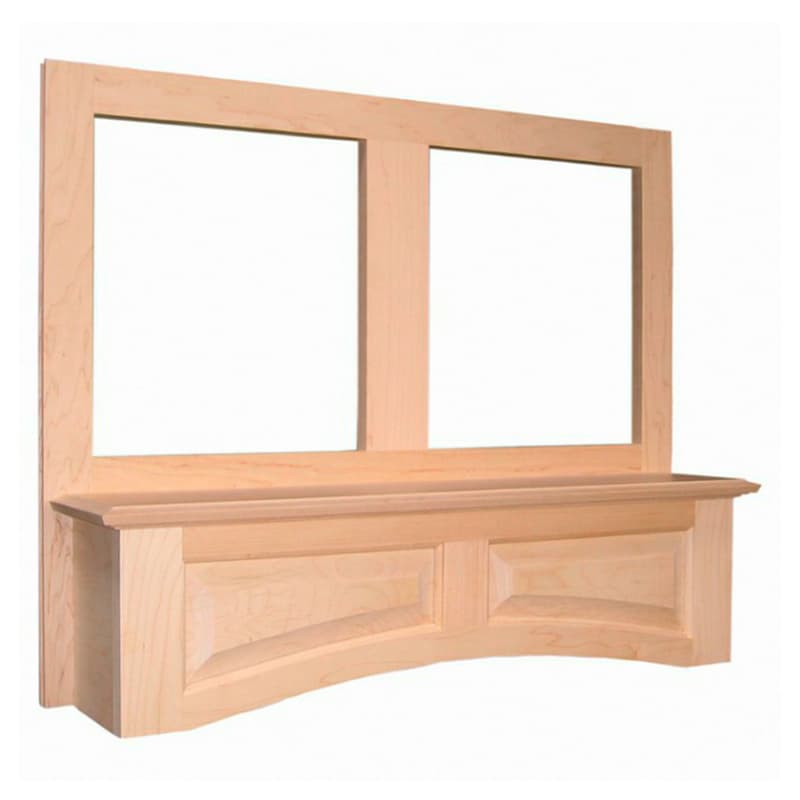30" Arched Range Hood with Broan Compatible Liner, Maple