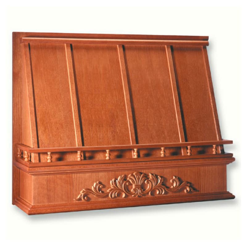 30" Wood Vertical Moulding Set for Range Hood, Cherry