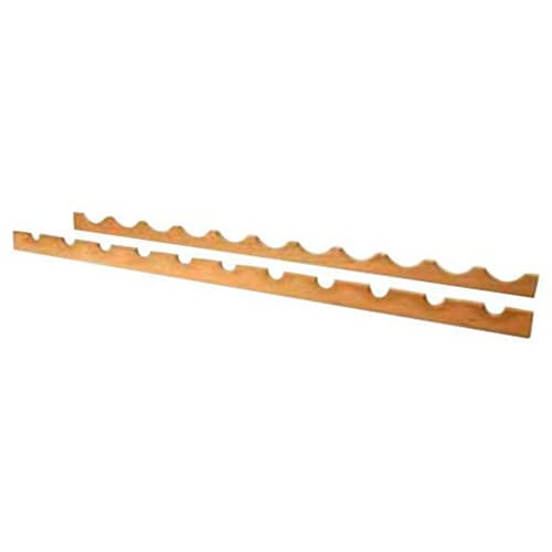 48" Eleven Bottle Rack, Hickory