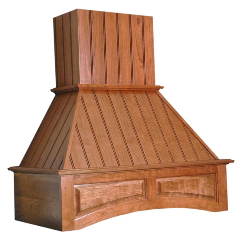 36" Arched Range Hood with Sirius Professional Style Ventilation, Maple
