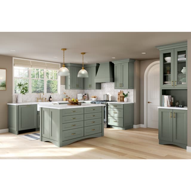 Tapered Modern Farmhouse, 36" Wide Wood Range Hood, Broan Compatible Liner, Omega National