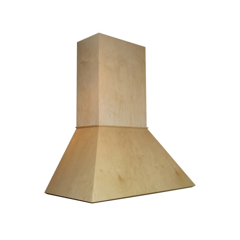 30" Euro Wood Range Hood with Liner, Rift White Oak