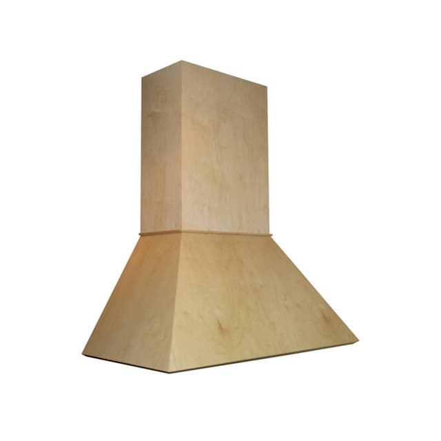 Euro Straight 42" Wide Wood Range Hood, Broan Compatible Liner, Omega National