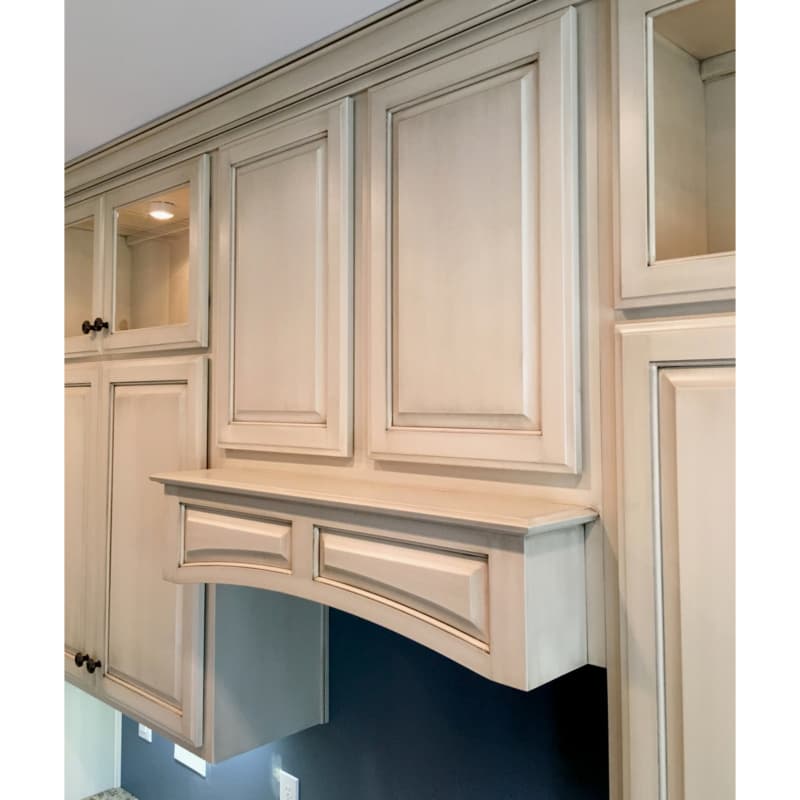 36" x 30" Accent Arched Range Hood with Liner, Rift White Oak