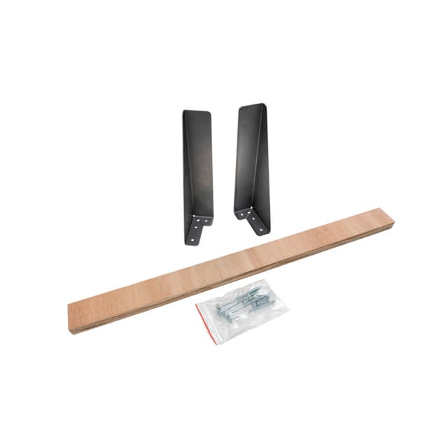 Modern Farmhouse Straight Shiplap 48" Wide Wood Range Hood, Broan Compatible Liner, Omega National