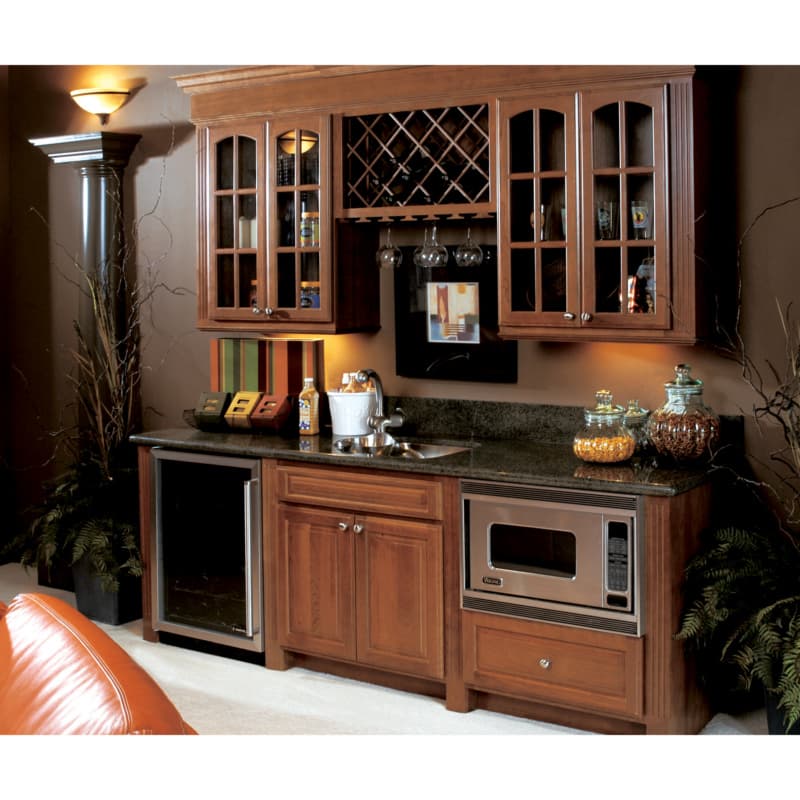17" x 29" Wine Lattice Panel with Square Edges, Cherry, Single Panel