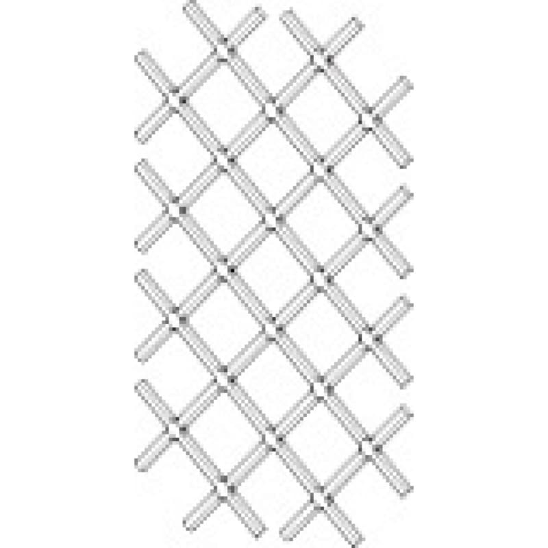 17" x 29" Wine Rack Lattice Panel with Inverted Edge, Alder