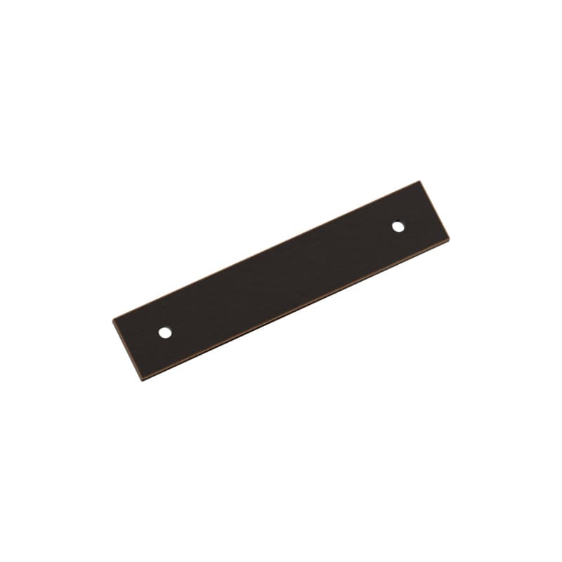 96mm Ladera Rectangle Cabinet Pull Backplate, Oil-Rubbed Bronze