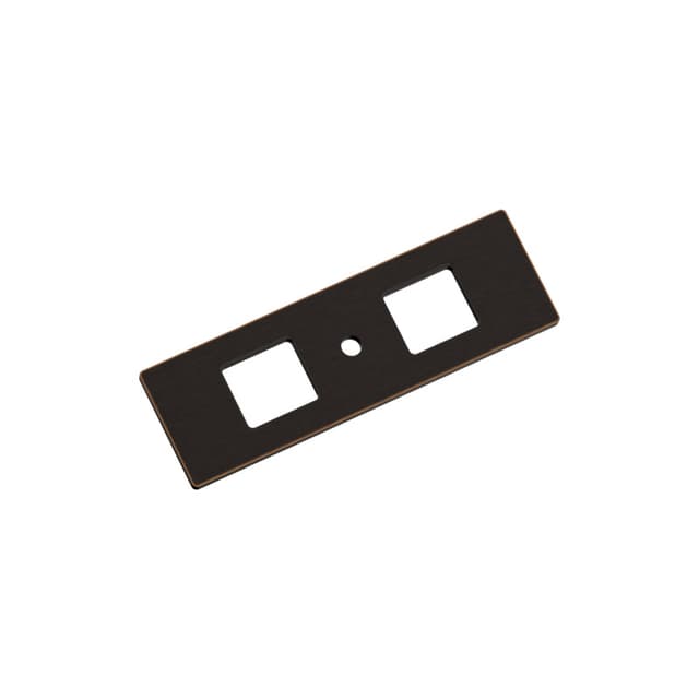 94mm Medora Rectangle Cabinet Knob Backplate, Oil-Rubbed Bronze