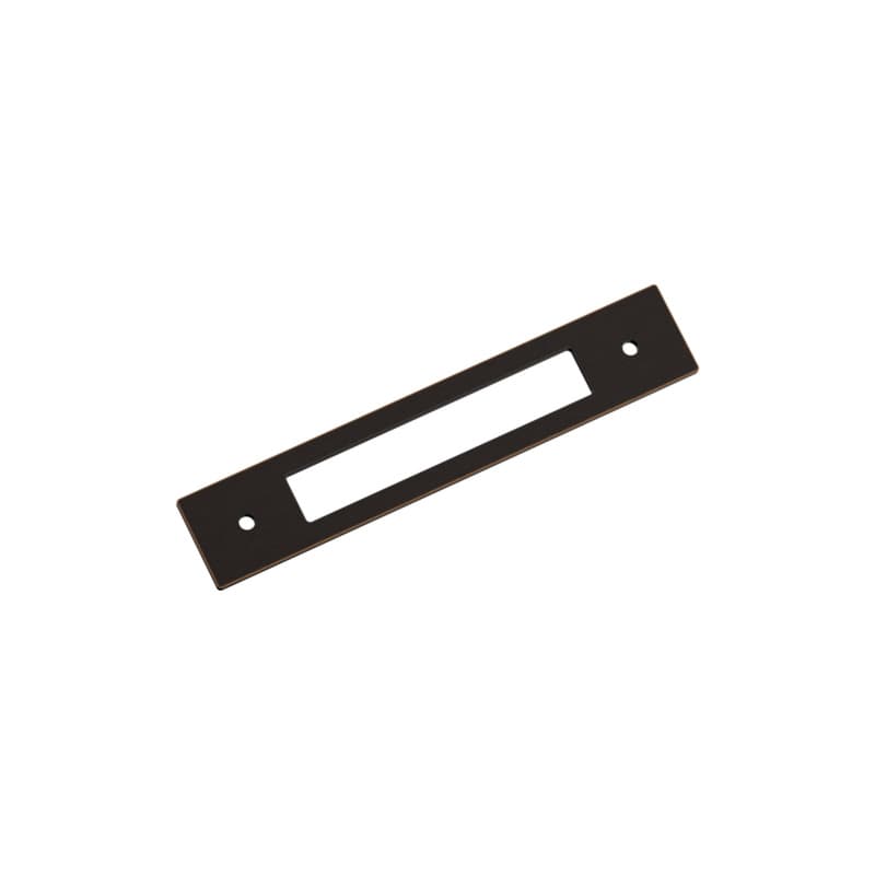 128mm Medora Rectangle Cabinet Pull Backplate, Oil-Rubbed Bronze