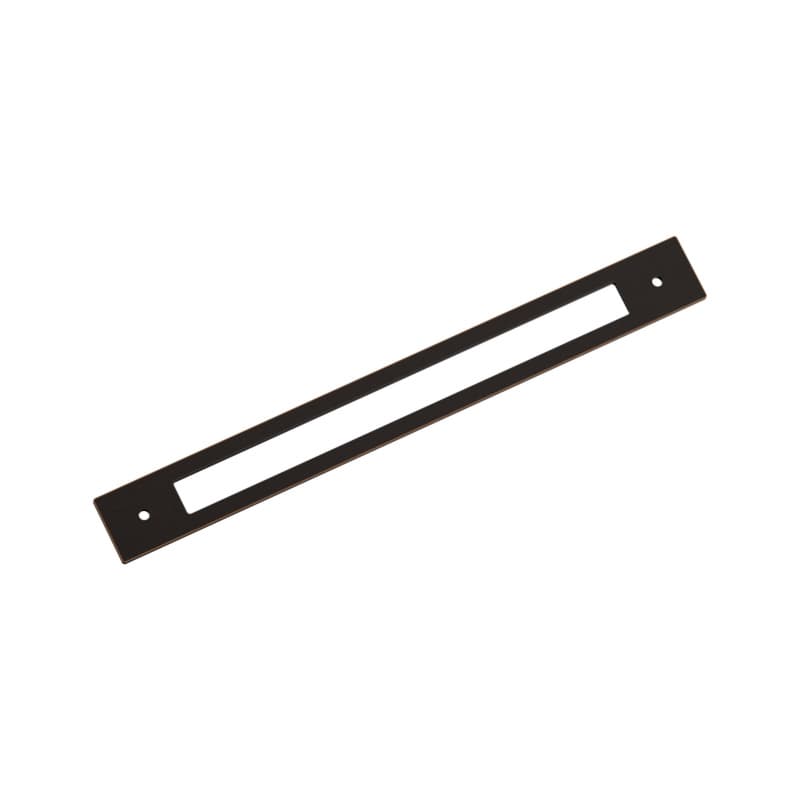 256mm Medora Rectangle Cabinet Pull Backplate, Oil-Rubbed Bronze