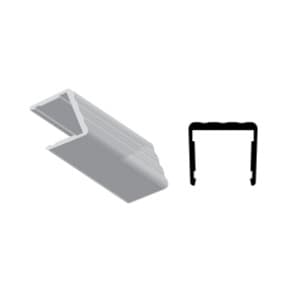 8' Shelf Stiffener, Anodized Aluminum finish