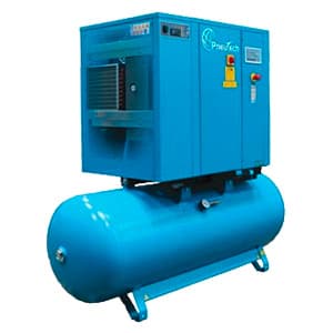 Rotary Screw Air Compressor, Tank Mount, PneuTech