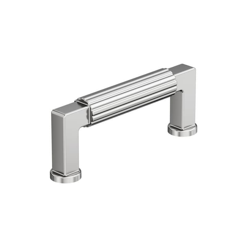 76mm Ballard Cabinet Pull, Polished Chrome