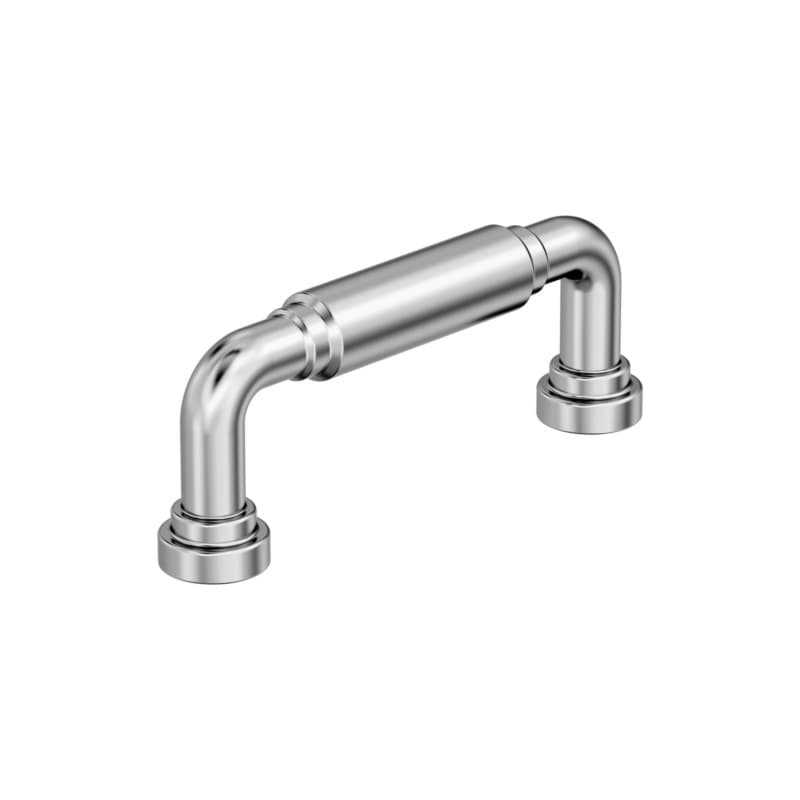 3" Coble Cabinet Pull, Polished Chrome