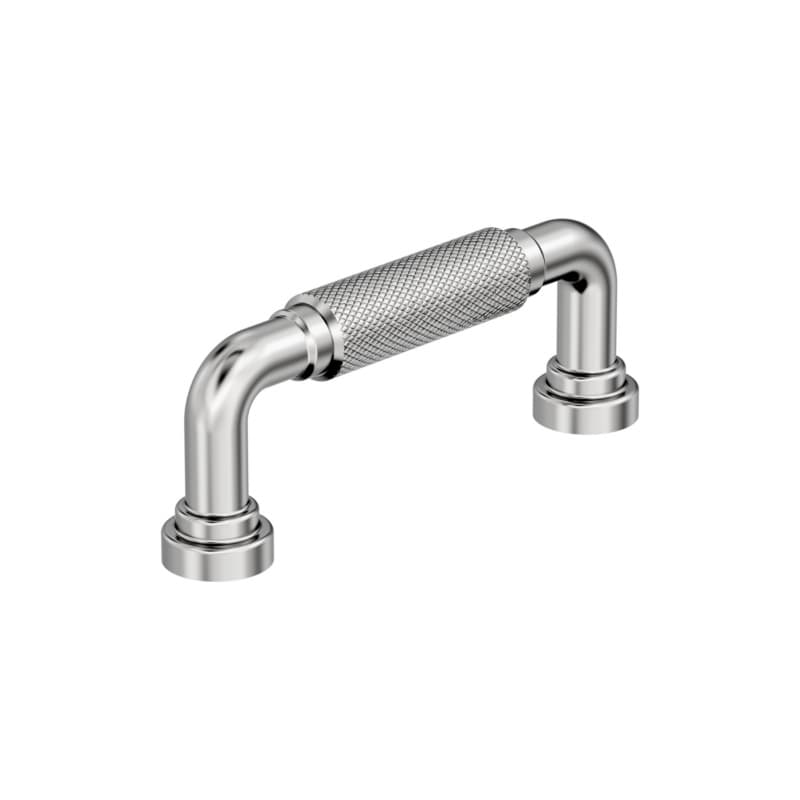3" Collet Cabinet Pull, Polished Chrome