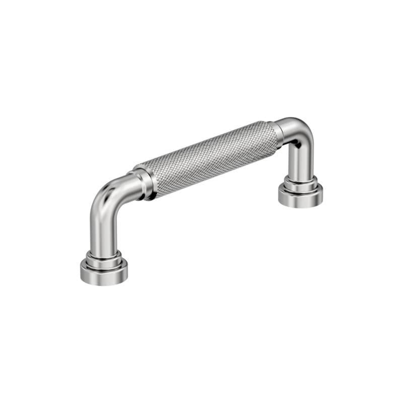 3-3/4" Collet Cabinet Pull, Polished Chrome