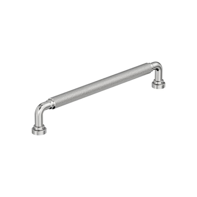 7-9/16" Collet Cabinet Pull, Polished Chrome