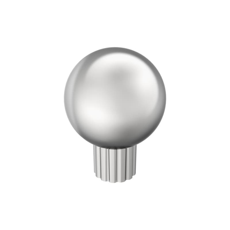 29mm Cowrie Cabinet Knob, Polished Chrome