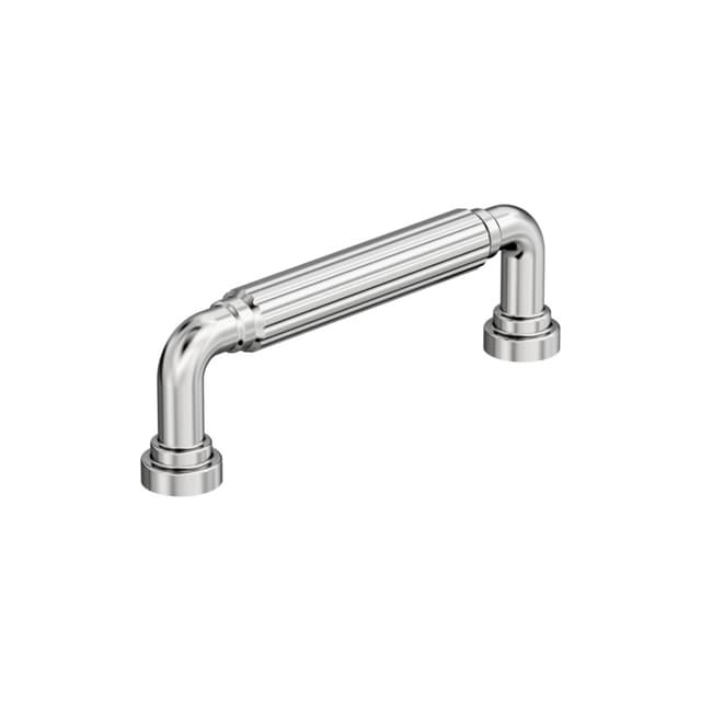 3-3/4" Cowrie Cabinet Pull, Polished Chrome