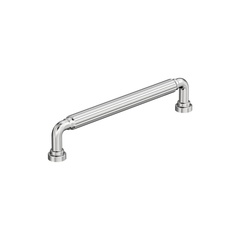 6-5/16" Cowrie Cabinet Pull, Polished Chrome