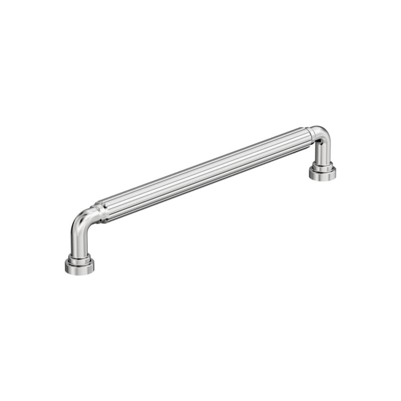 7-9/16" Cowrie Cabinet Pull, Polished Chrome