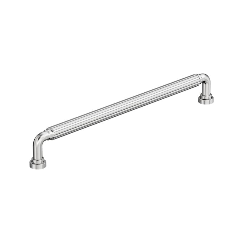 10-1/16" Cowrie Cabinet Pull, Polished Chrome