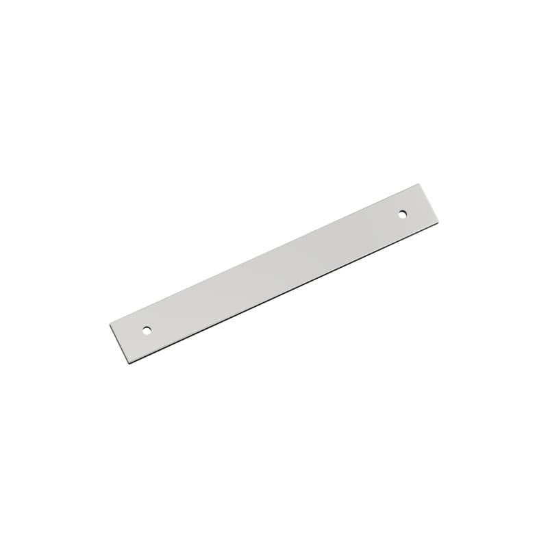 160mm Ladera Rectangle Cabinet Pull Backplate, Polished Chrome