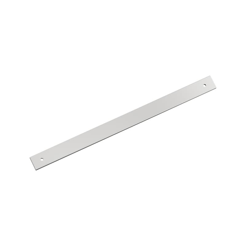 320mm Ladera Rectangle Cabinet Pull Backplate, Polished Chrome