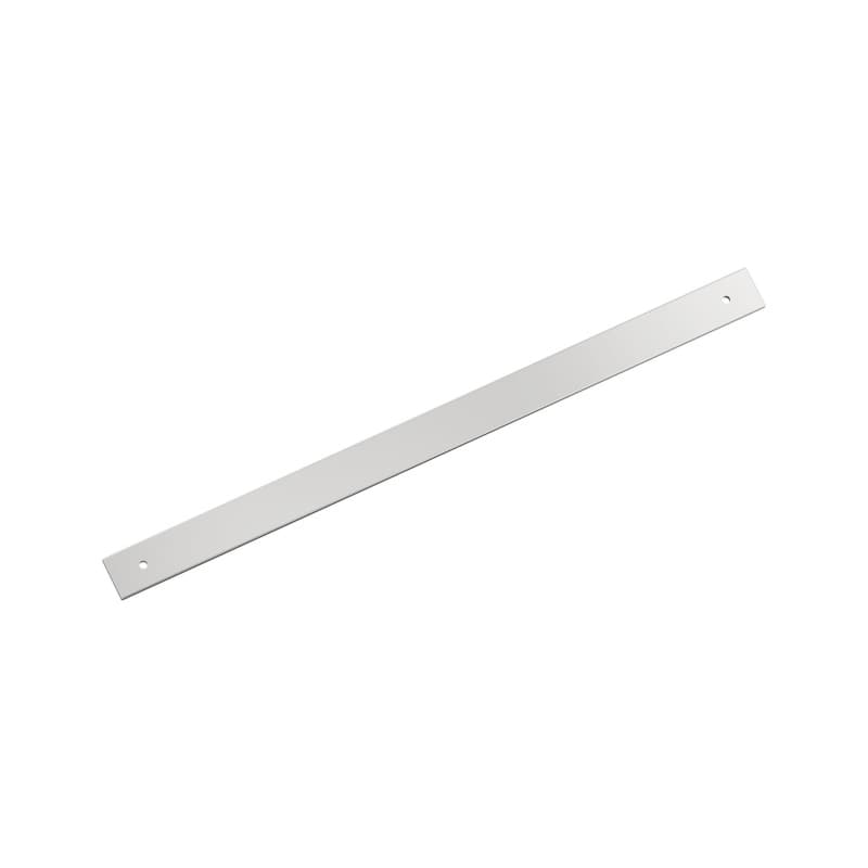 457mm Ladera Rectangle Appliance Pull Backplate, Polished Chrome