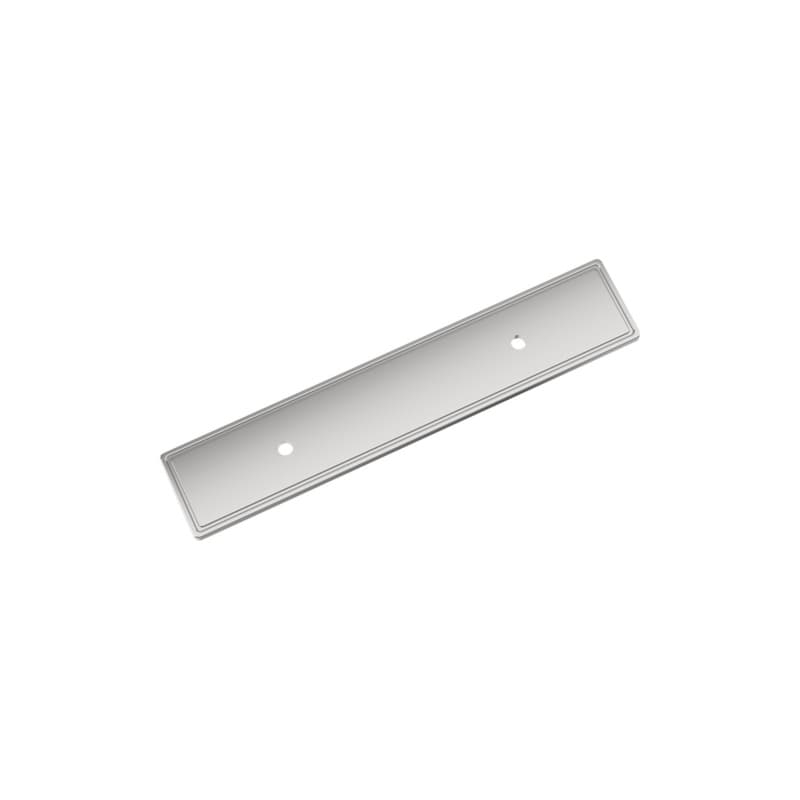 3" Thoreau Pull Backplate, Polished Chrome