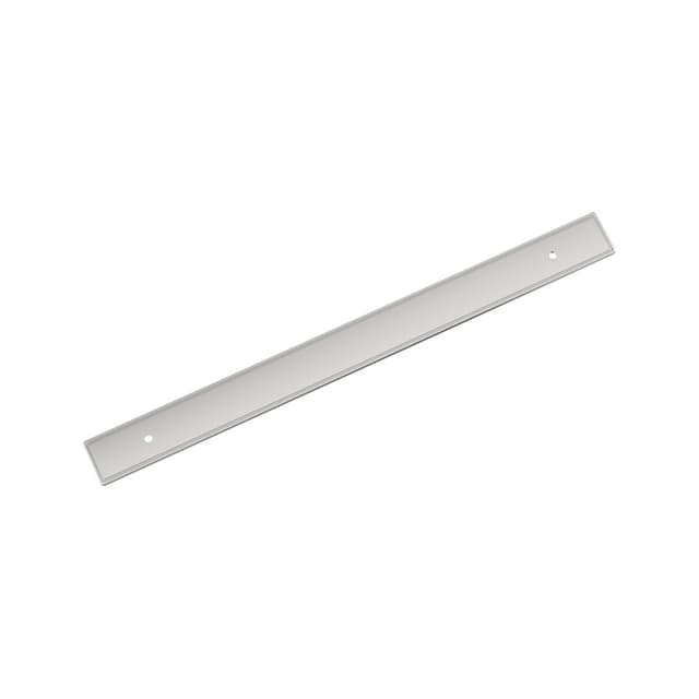 256mm Thoreau Rectangle Backplate, Polished Chrome