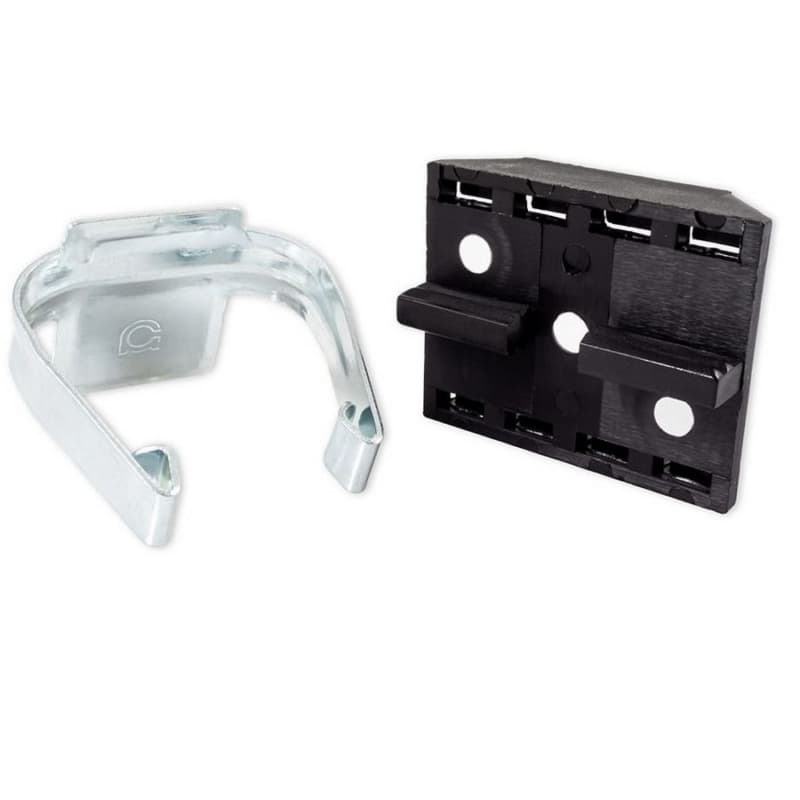 2-Finger Groove Mount Toe Kick Clip