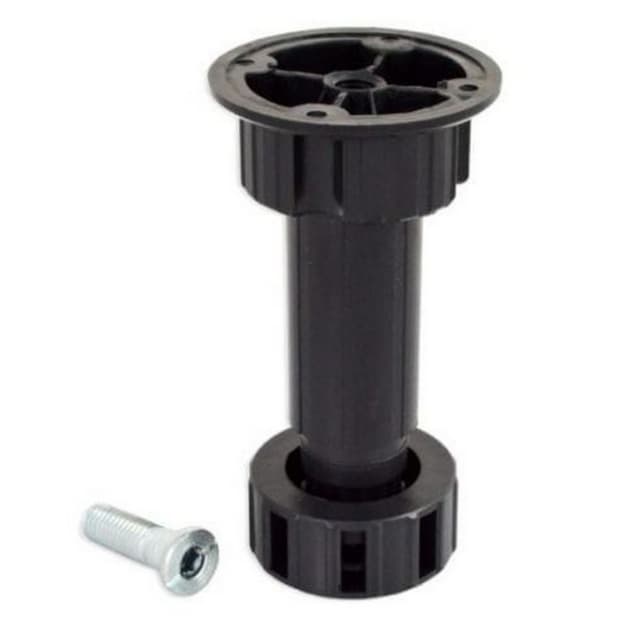 Leveler with Hollow Bolt, ABS Black