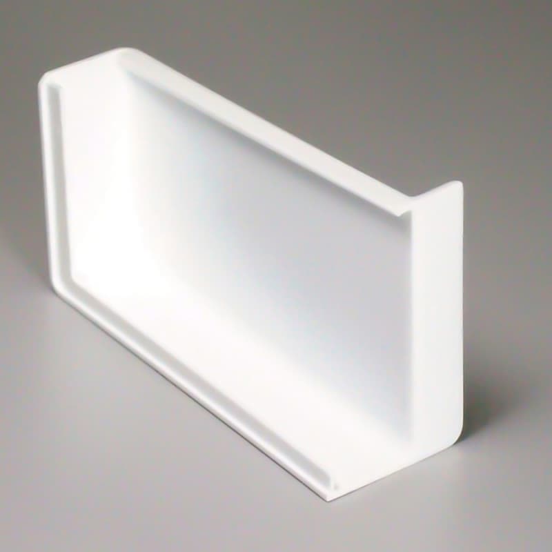 Left Hand Cover Cap, White Finish