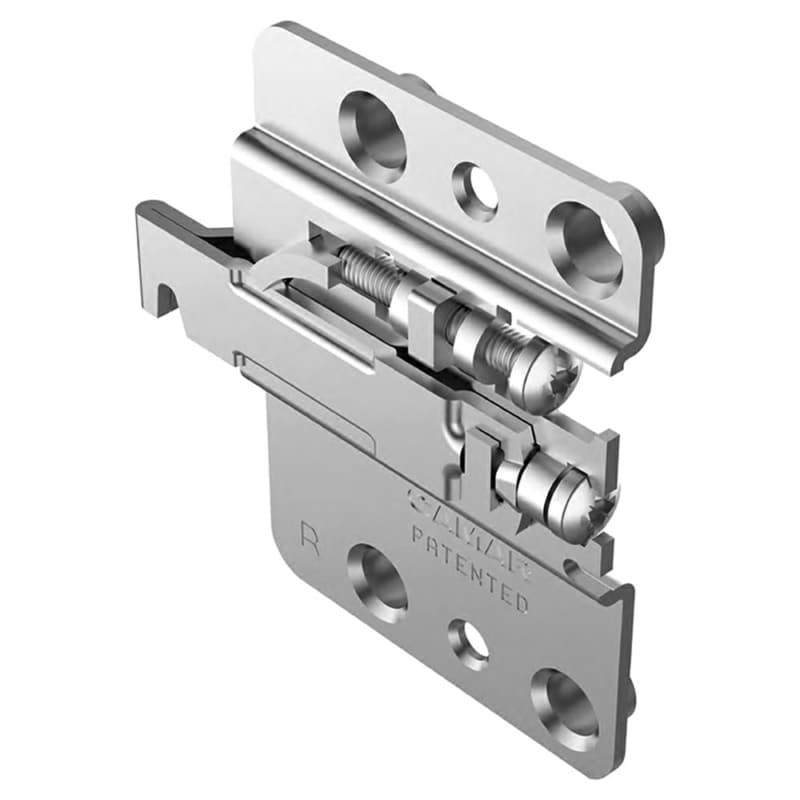 807 Base Cabinet Shoulder Mount Hanging Bracket, Right Hand, Steel (100/Box)