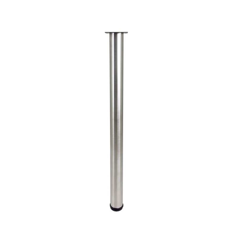 2-3/8" Diameter x 40-3/4" High Rockwell Table Leg Set, Stainless Steel, 4/Set