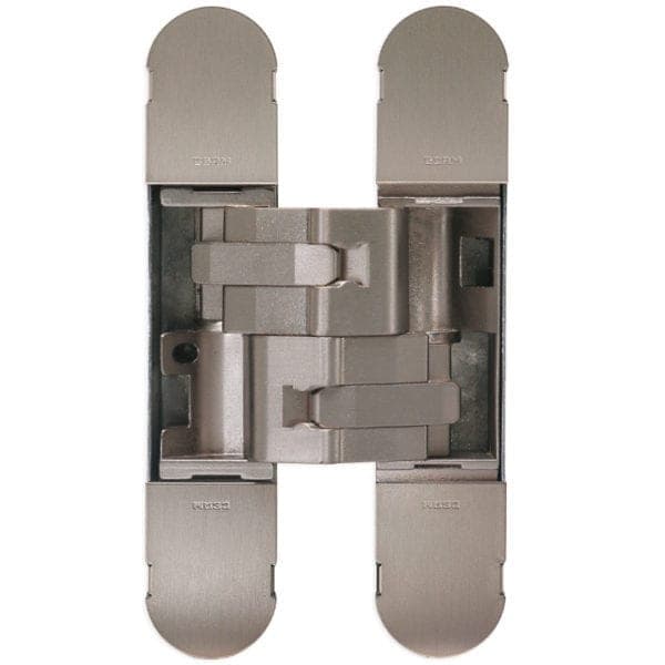 1131 Invisible 180° Opening Hinge, Satin Nickel