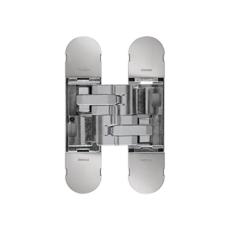 1230 Invisible 180° Opening Hinge, Nickel-Plated