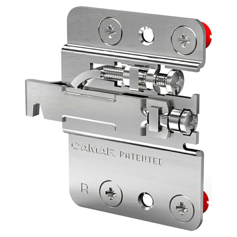 807 Base Cabinet Hanging Bracket with Pozi Drive, Right Hand, Steel (100/Box)