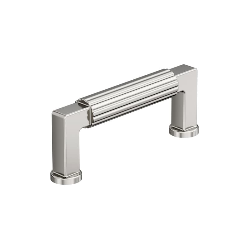 76mm Ballard Cabinet Pull, Polished Nickel