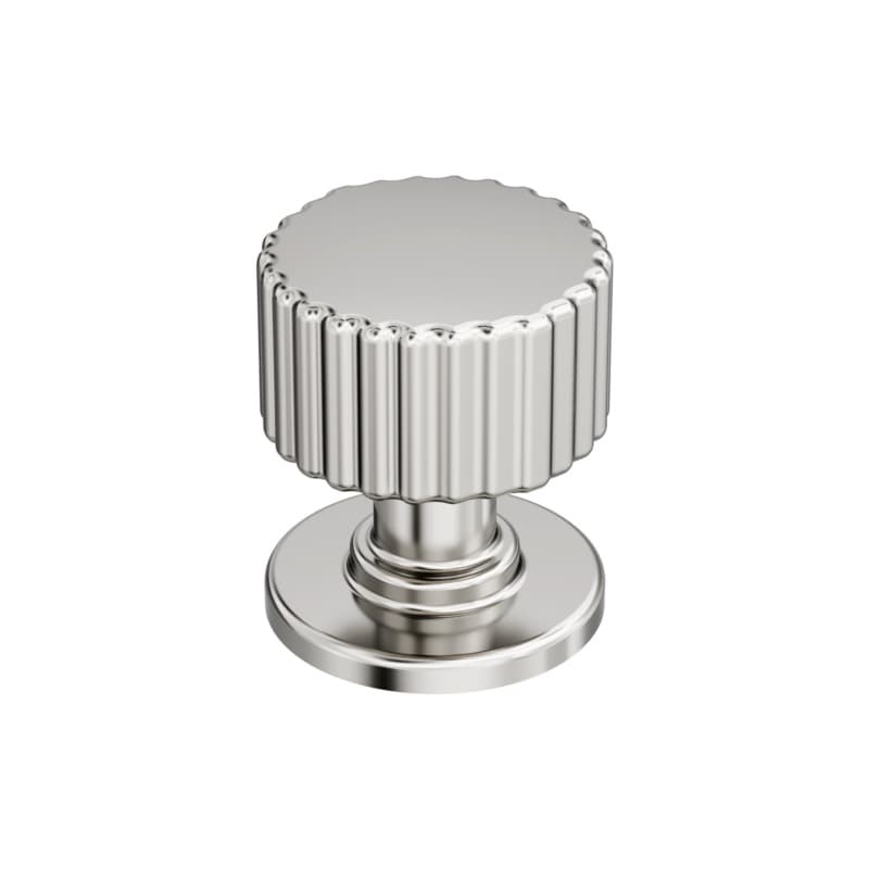 1-1/8" Ballard Cabinet Knob, Polished Nickel