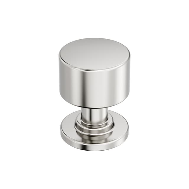 1" Balon Cabinet Knob, Polished Nickel