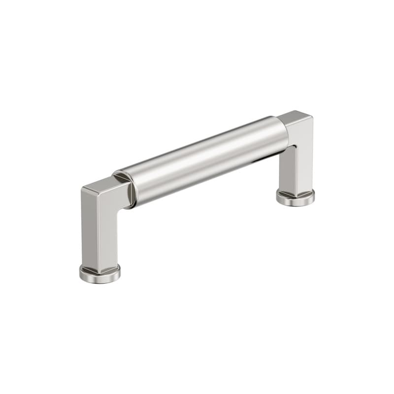 96mm Balon Cabinet Pull, Polished Nickel