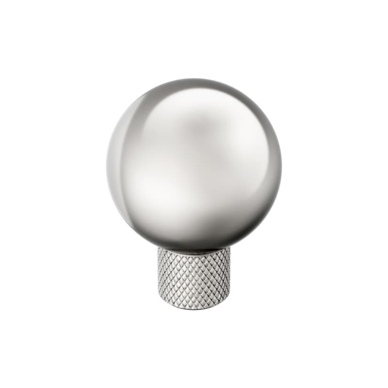 1-1/8" Collet Cabinet Knob, Polished Nickel